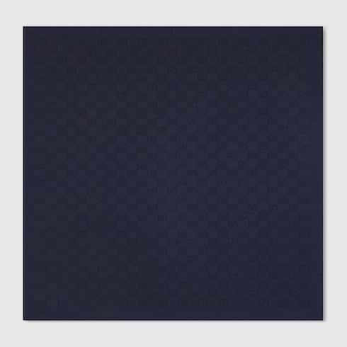 Einstecktuch aus Baumwolle und Seide GG Blau