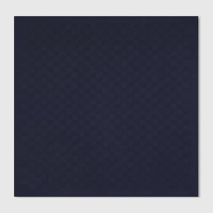 Einstecktuch aus Baumwolle und Seide GG Blau
