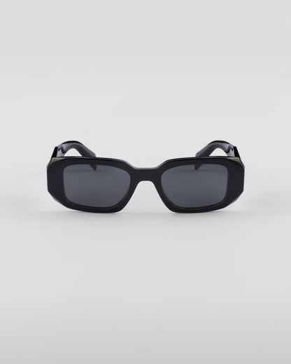 Geometrische Sonnenbrille PP Symbole Schwarz