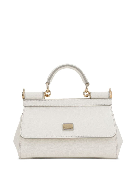 White Leather Bag Sicilia