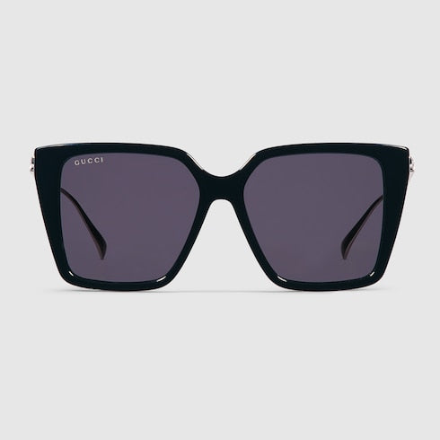 Sonnenbrille Quadratisch Schwarz