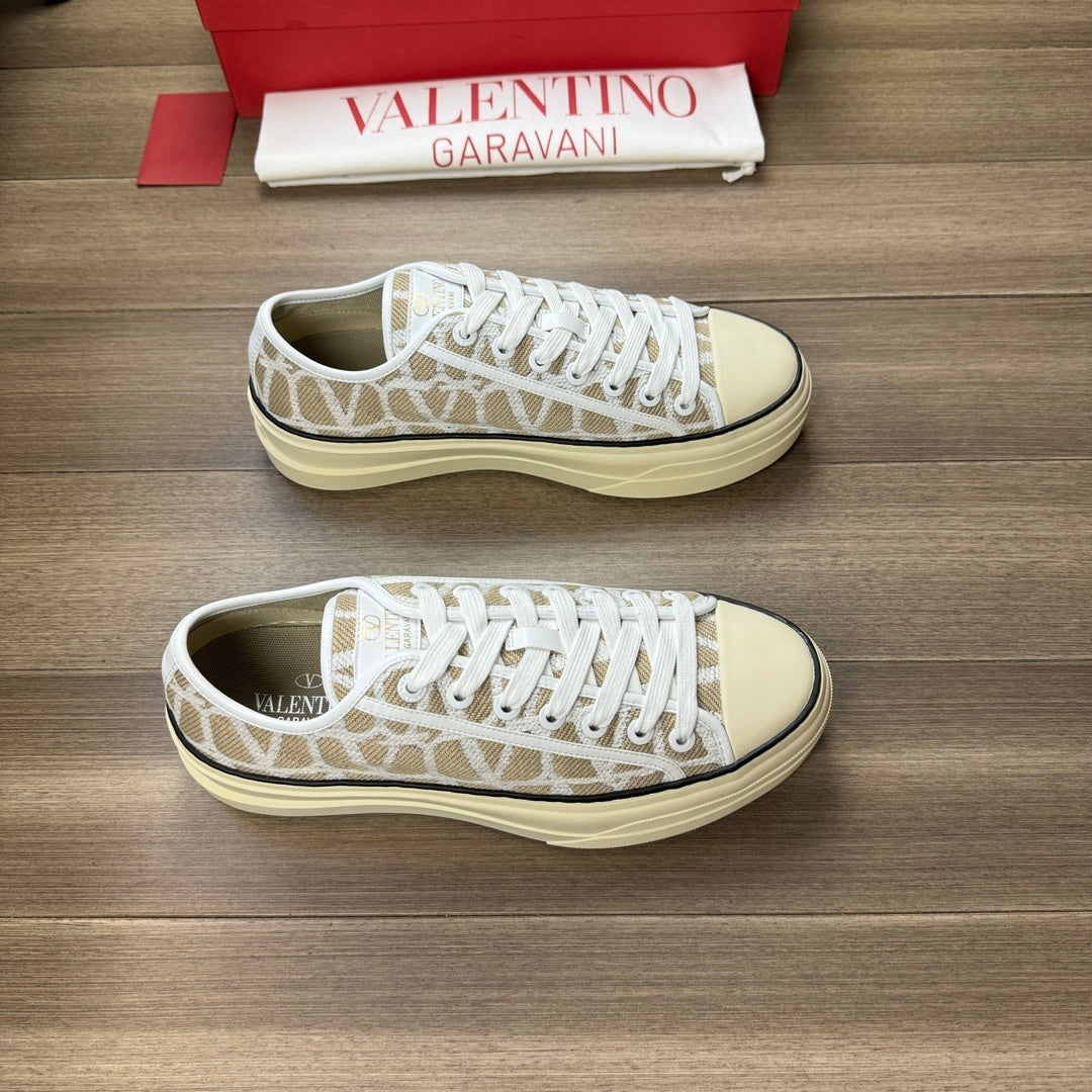 Toile Iconographe Raffia Sneakers Beige
