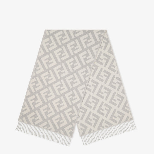 Women's Cashmere Scarf, Light Grey