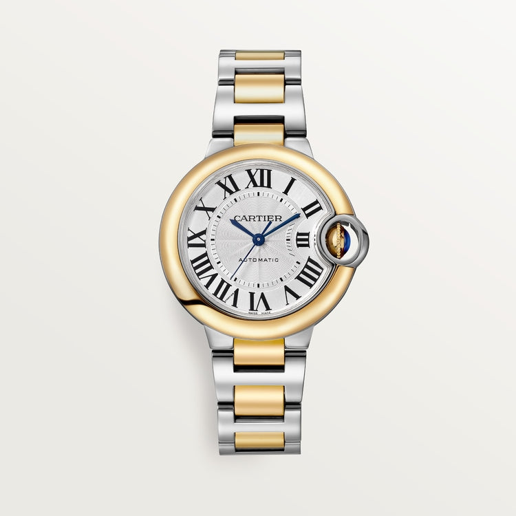 Ballon Bleu Uhr aus Silber/Gold
