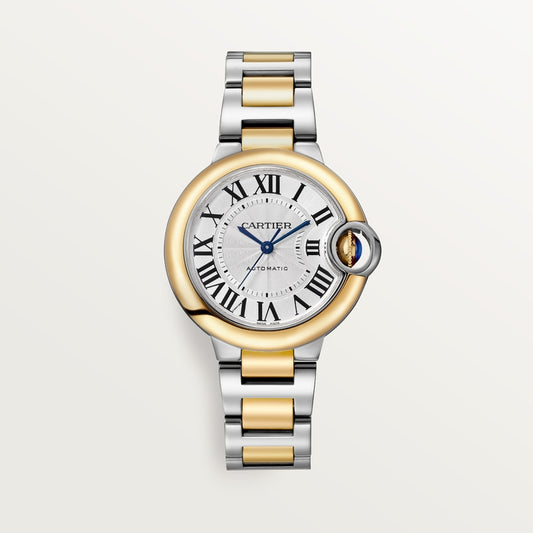 Ballon Bleu watch in silver/gold
