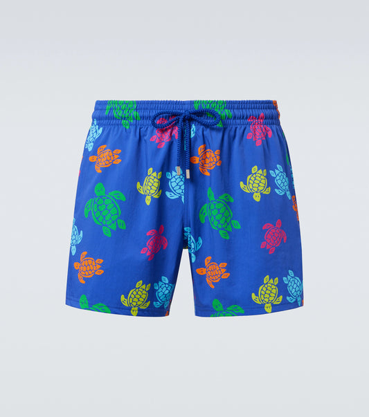 Moorise Swim Trunks with Print Blue