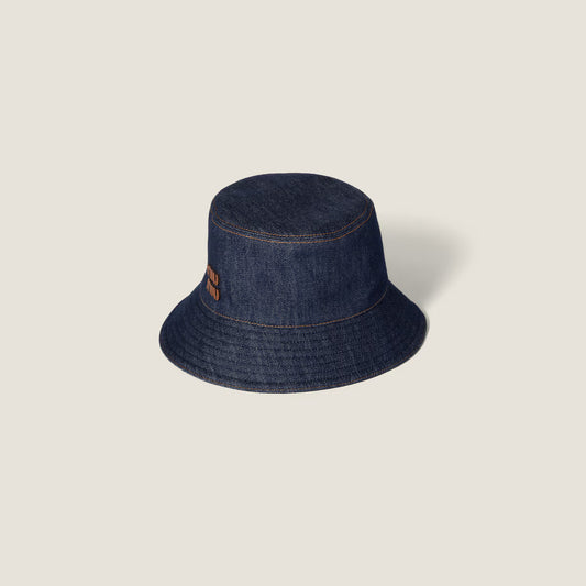 Denim Bucket Hat Blue/Brandy