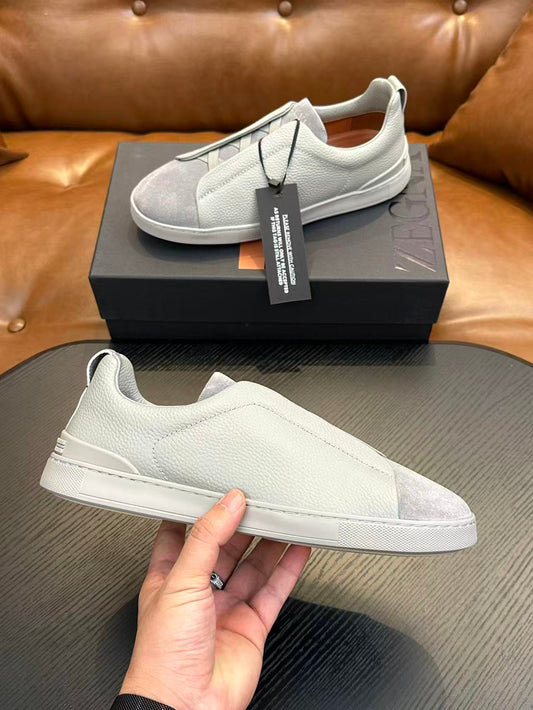 Light Gray Triple Stitch SECONDSKIN Sneakers
