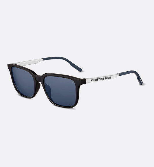 Rectangular Sunglasses Tag SU Black Men's