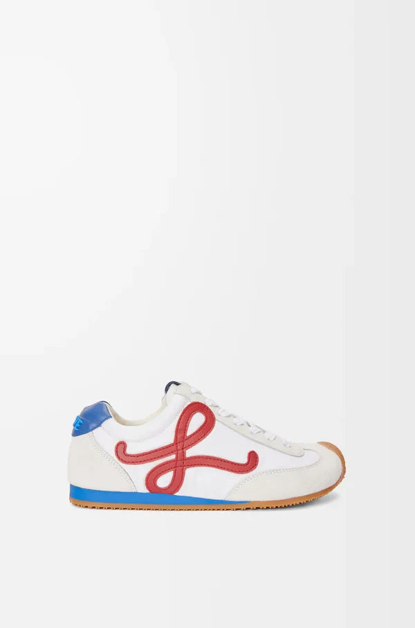 Ballet Runner 2.0 sneakers in white/red nylon