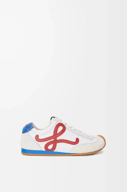 Ballet Runner 2.0 sneakers in white/red nylon