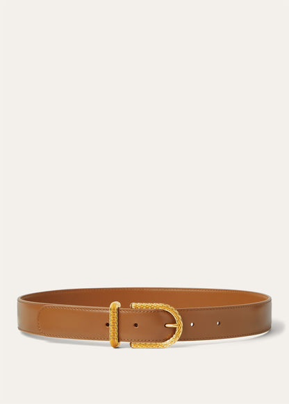 Belt Inlay Vicuna/Sun Gold Women