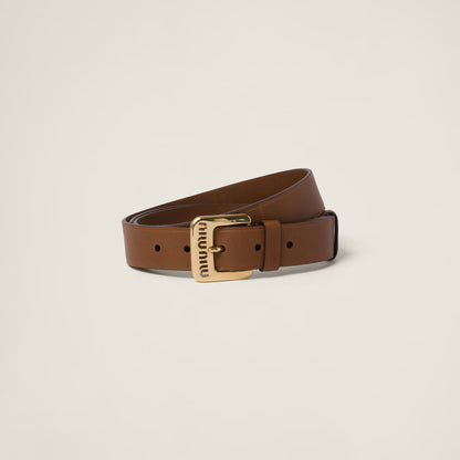 Gürtel aus Nappa-Leder Eiche 3cm
