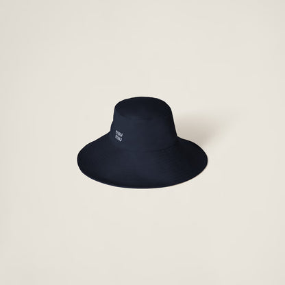 Hut aus Denim Blau/Rot