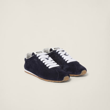 Sneakers Plume aus Wildleder in Blau