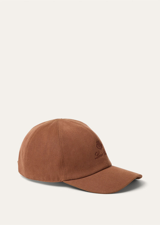 Baseball Cap Pearled Brandy Brown
