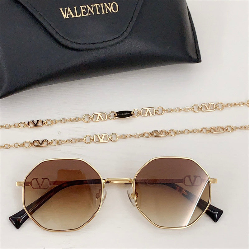 STUD Sonnenbrille Gold/Braun