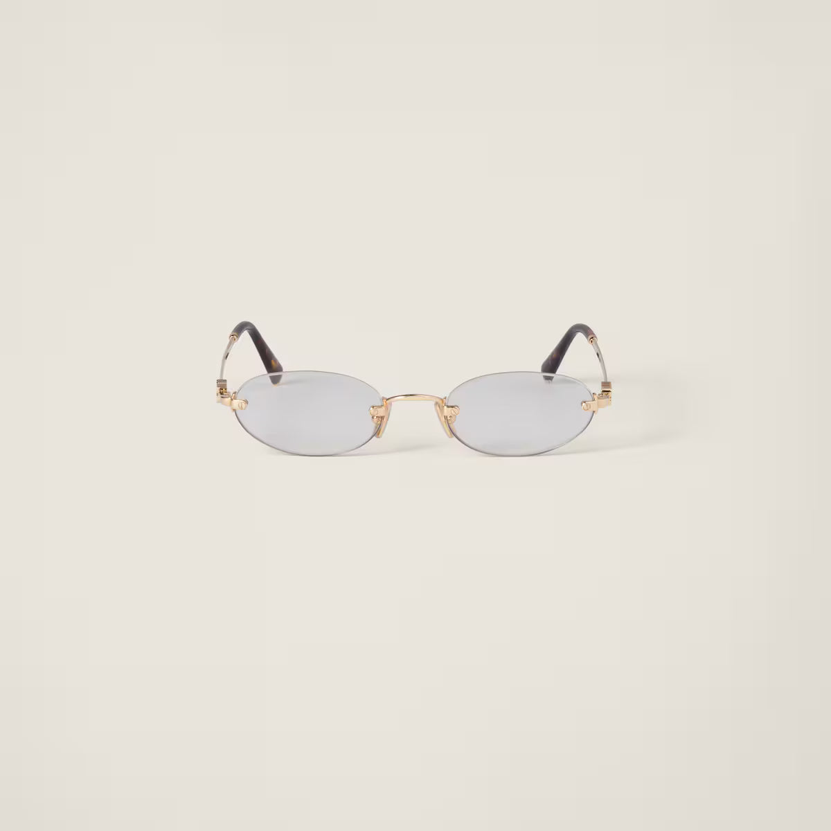 Sonnenbrille mit ovale Gläser Transparente Blaulicht