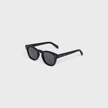 Black Frame 42 Sonnenbrille aus schwarzem Acetat