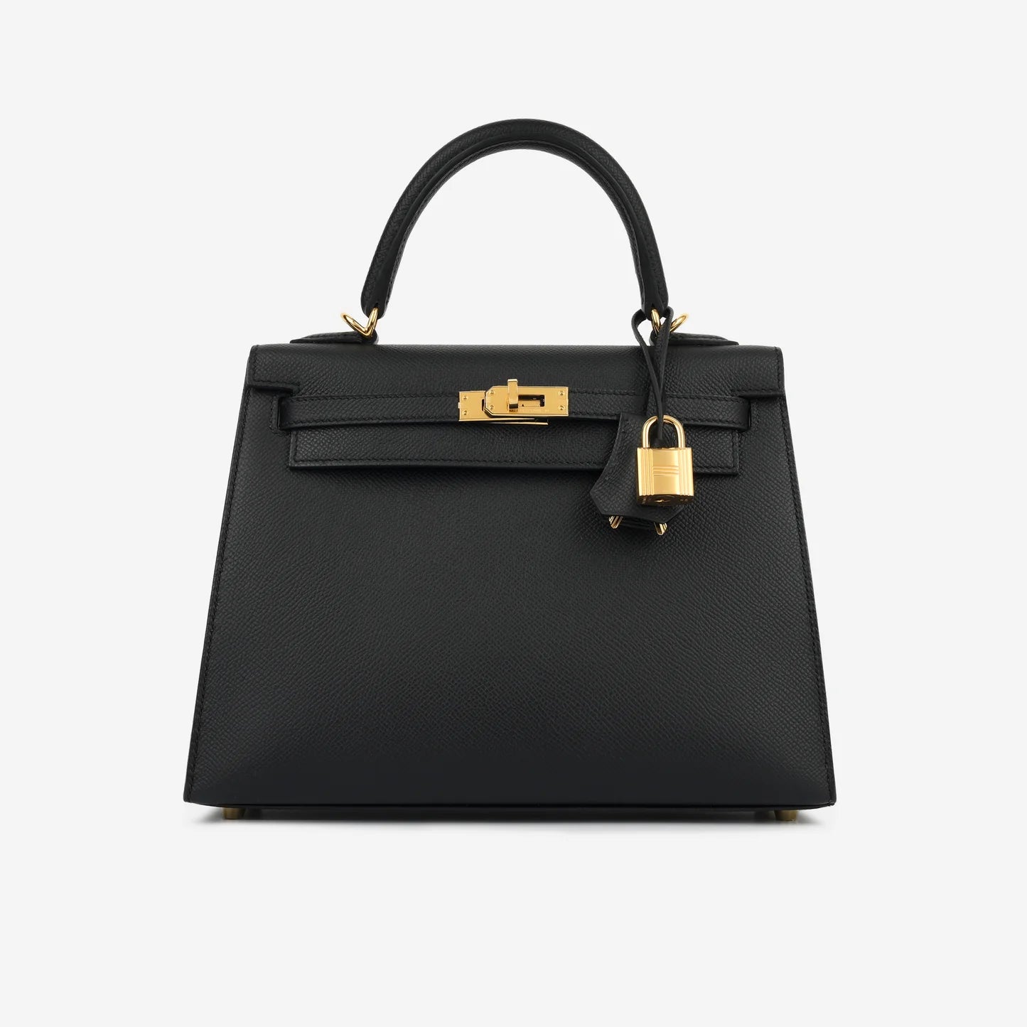 Kelly 25 Noir Epsom