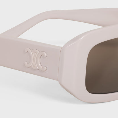 Triomphe Herren 01 Sonnenbrille aus Acetat in Warmgrau