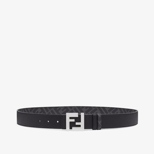 Men's Reversible Leather Belt Black