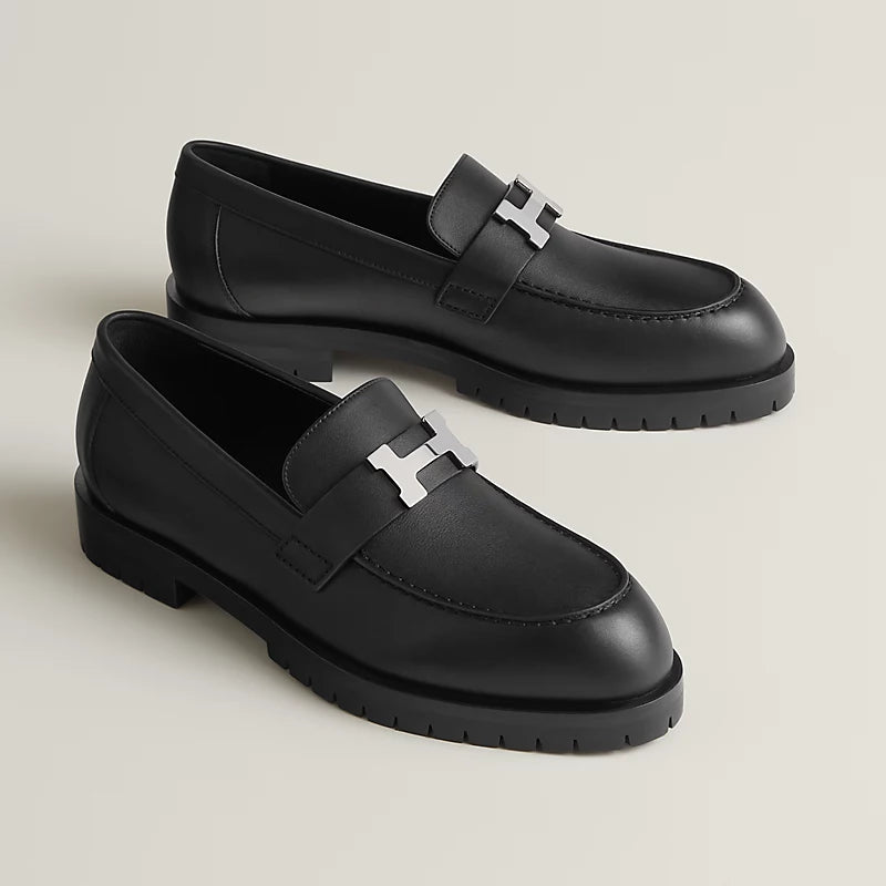 Faubourg Loafer Schwarzes Leder