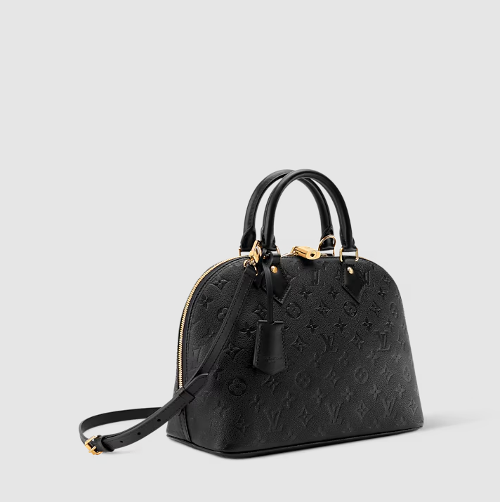 Alma PM Monogram Empreinte Leder Schwarz