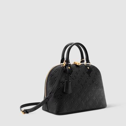 Alma PM Monogram Empreinte Leder Schwarz