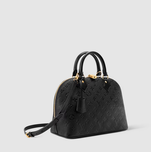 Alma PM Monogram Empreinte Leather Black