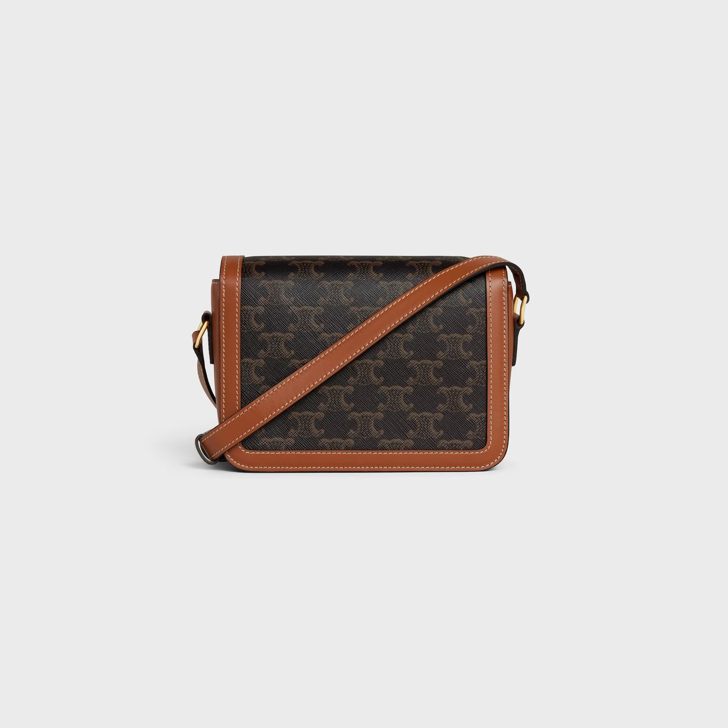 Teen Triomphe Tasche aus Triomphe-Canvas und Kalbsleder in Tan