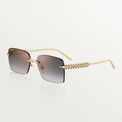 Rechteckige Clash de CT Sonnenbrille mit grau verlaufenden Gläsern