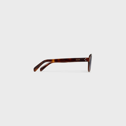 Black Frame 60 Sonnenbrille aus Acetat in klassischem Havanna