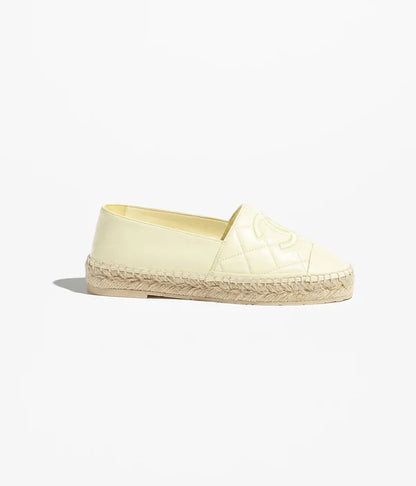 Espadrilles light yellow