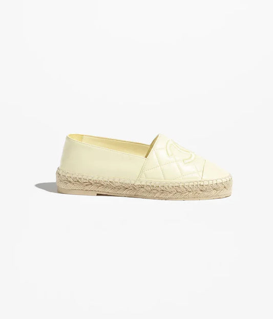 Espadrilles Hellgelb