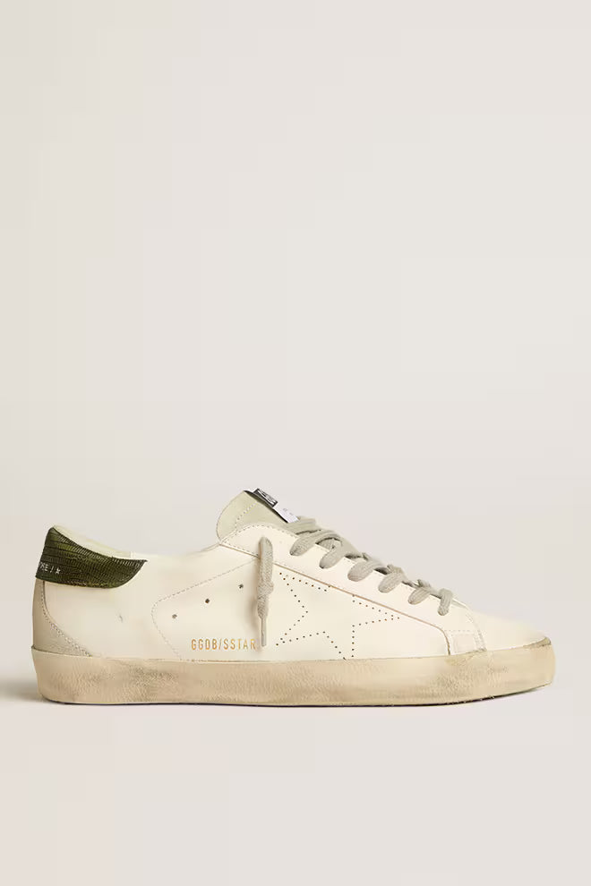 Bio-based with perforated star and green heel