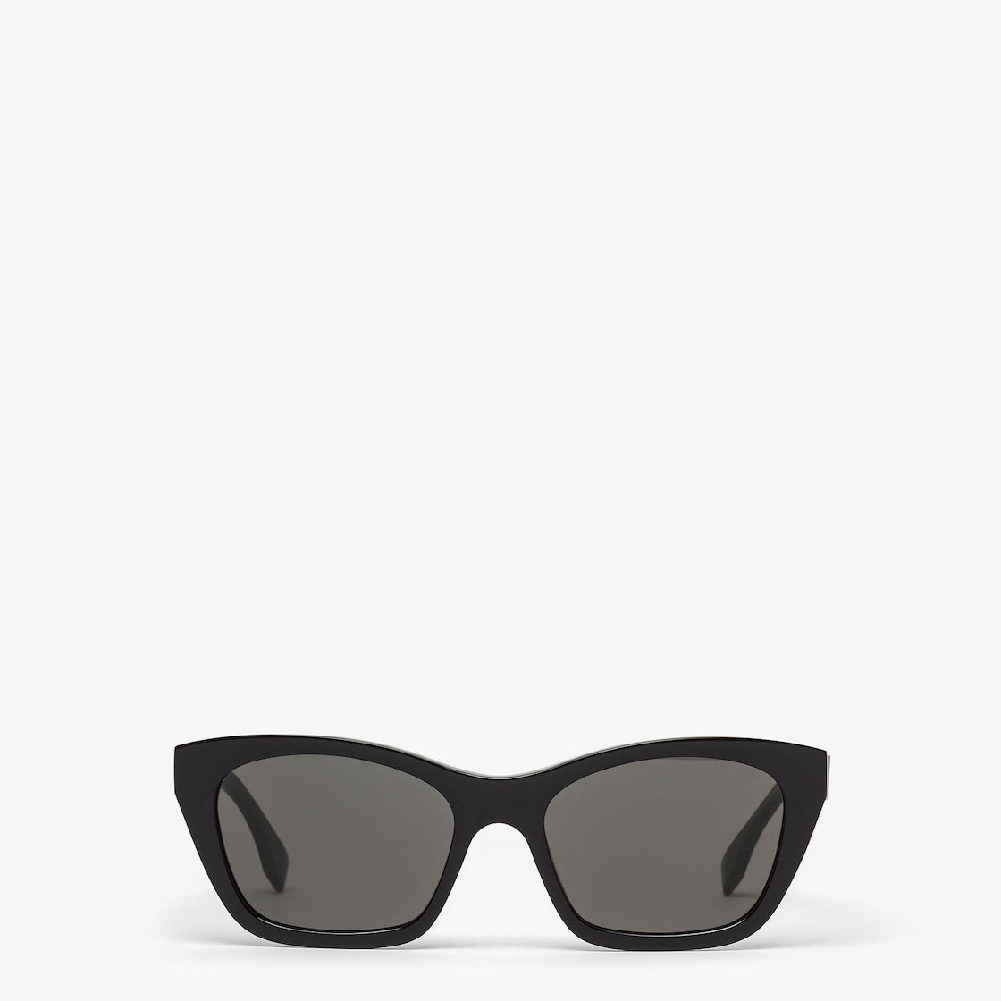Forever Cat-Eye Sonnenbrille aus schwarzem Acetat für Damen