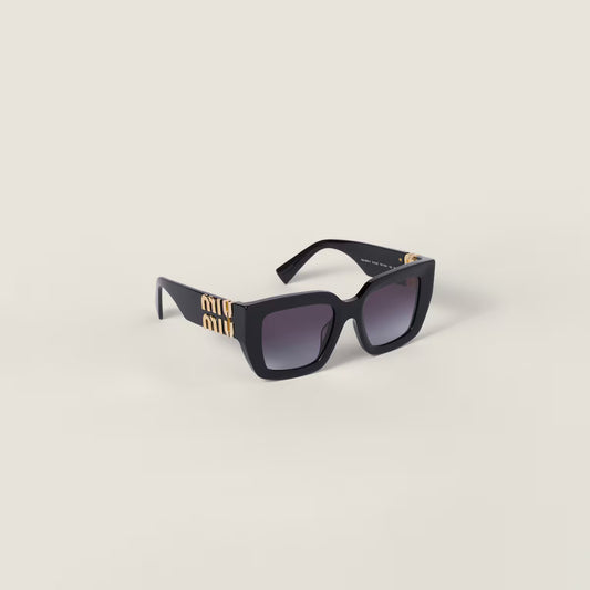 Miu Glimpse Sunglasses Tinted Lenses in Fumé Gray