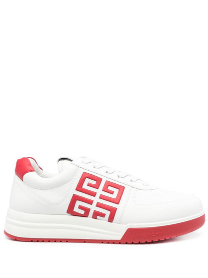 Low-top G4 sneakers in red