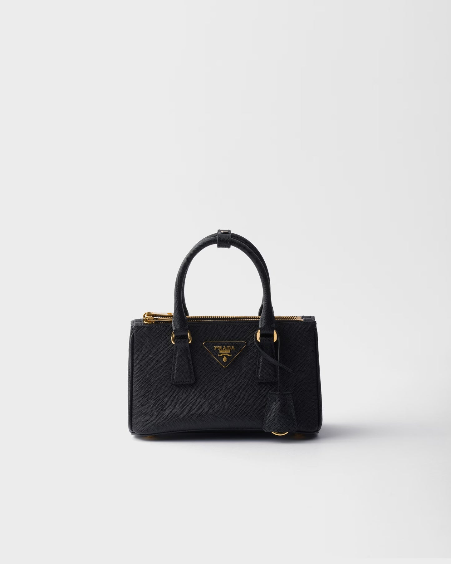 Galleria Mini Bag aus Saffiano-Leder Schwarz