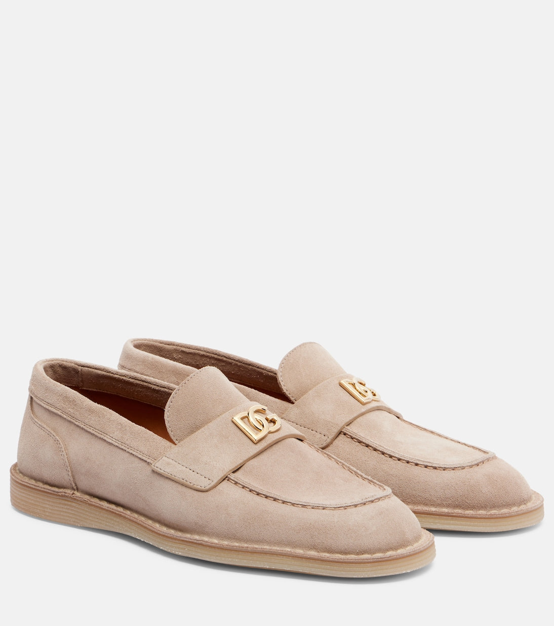 DG Loafer aus Suede Beige