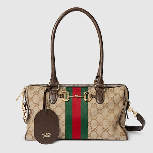 Bauletto Handbag large Sand and Brown