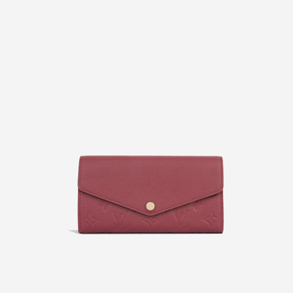 Sarah Empreinte Maroon Wallet