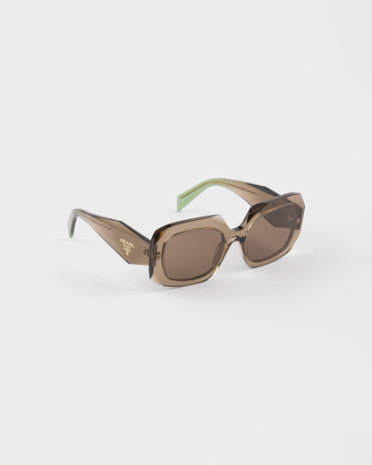 Sunglasses PP symbols with earth-toned lenses