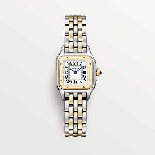 Panther watch, small model in silver/gold
