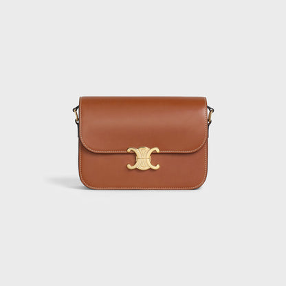 Teen Triomphe Tasche aus naturbelassenem Kalbsleder in Cognac