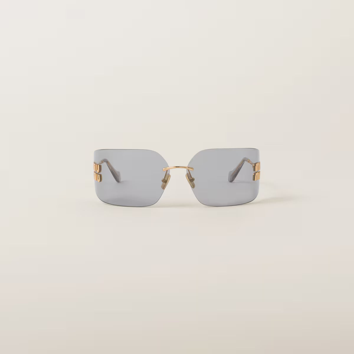 Sonnenbrille Aube mit Hellgraue Gläser große Ausführung