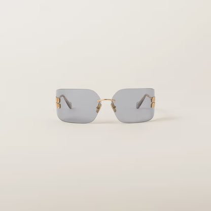 Sonnenbrille Aube mit Hellgraue Gläser große Ausführung