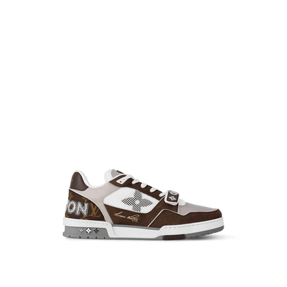 Sneaker Trainer Monogram Denim Mokka