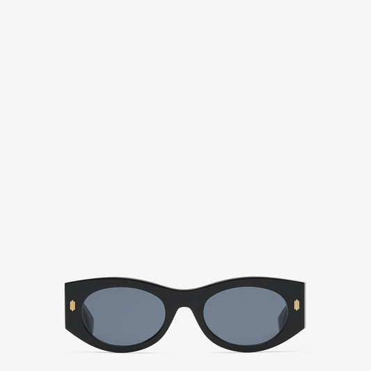 Roma sunglasses in black acetate for women